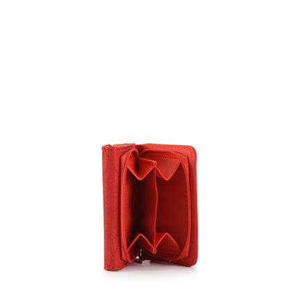 Billetera Cierre Exterior Pinu Rojo