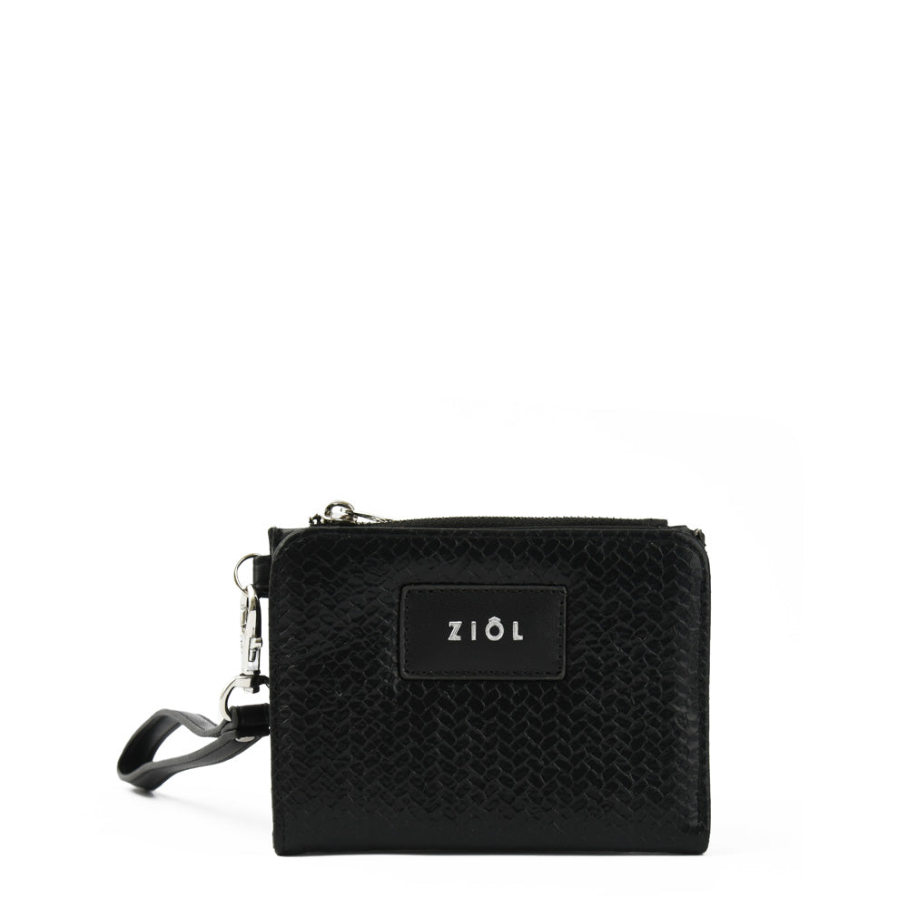 Billetera Cierre Exterior Printemps Negro