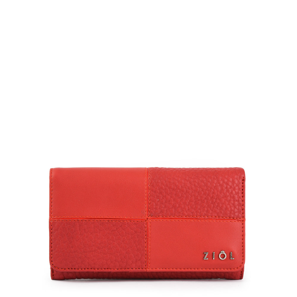 Billetera Acordeon Raines Rojo