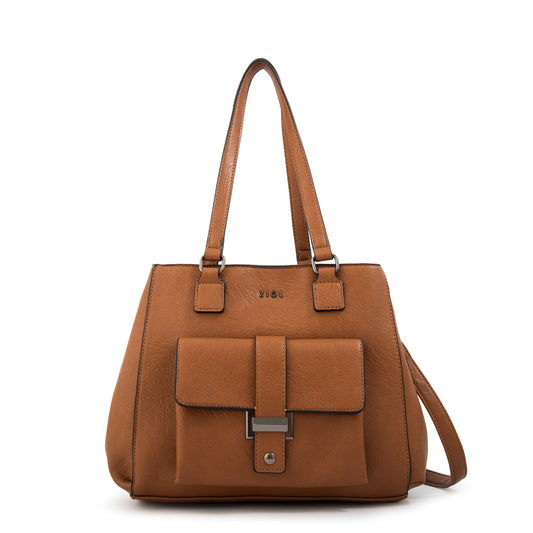 Cartera Dos Asas Serafina Café