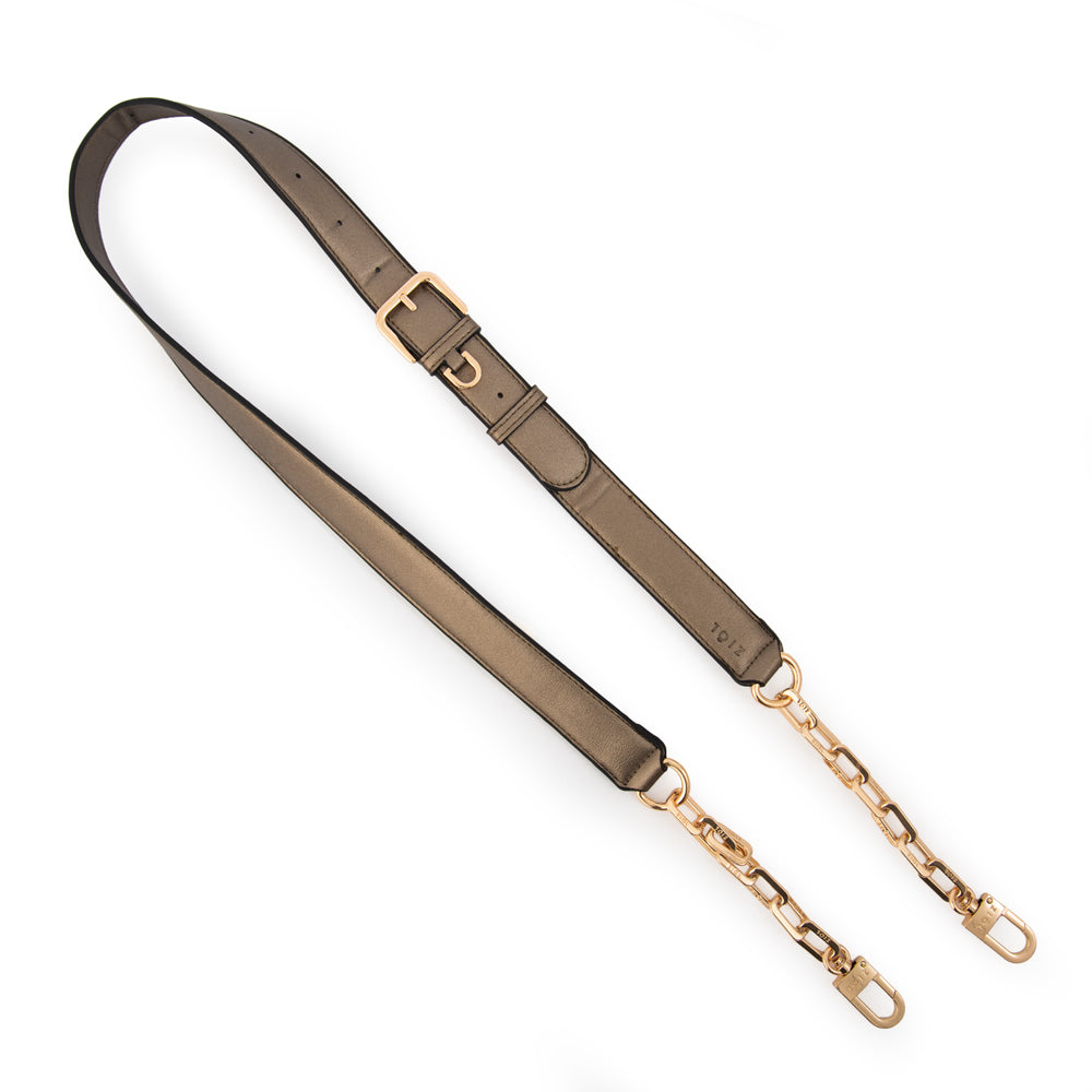 Longstrap Silver Plateado Oscuro