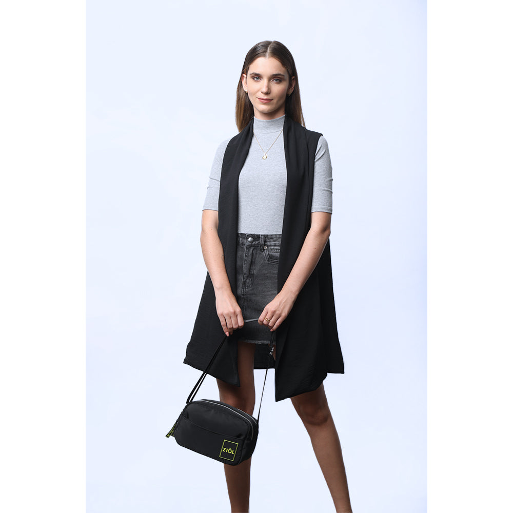 Crossbody Puffy Negro